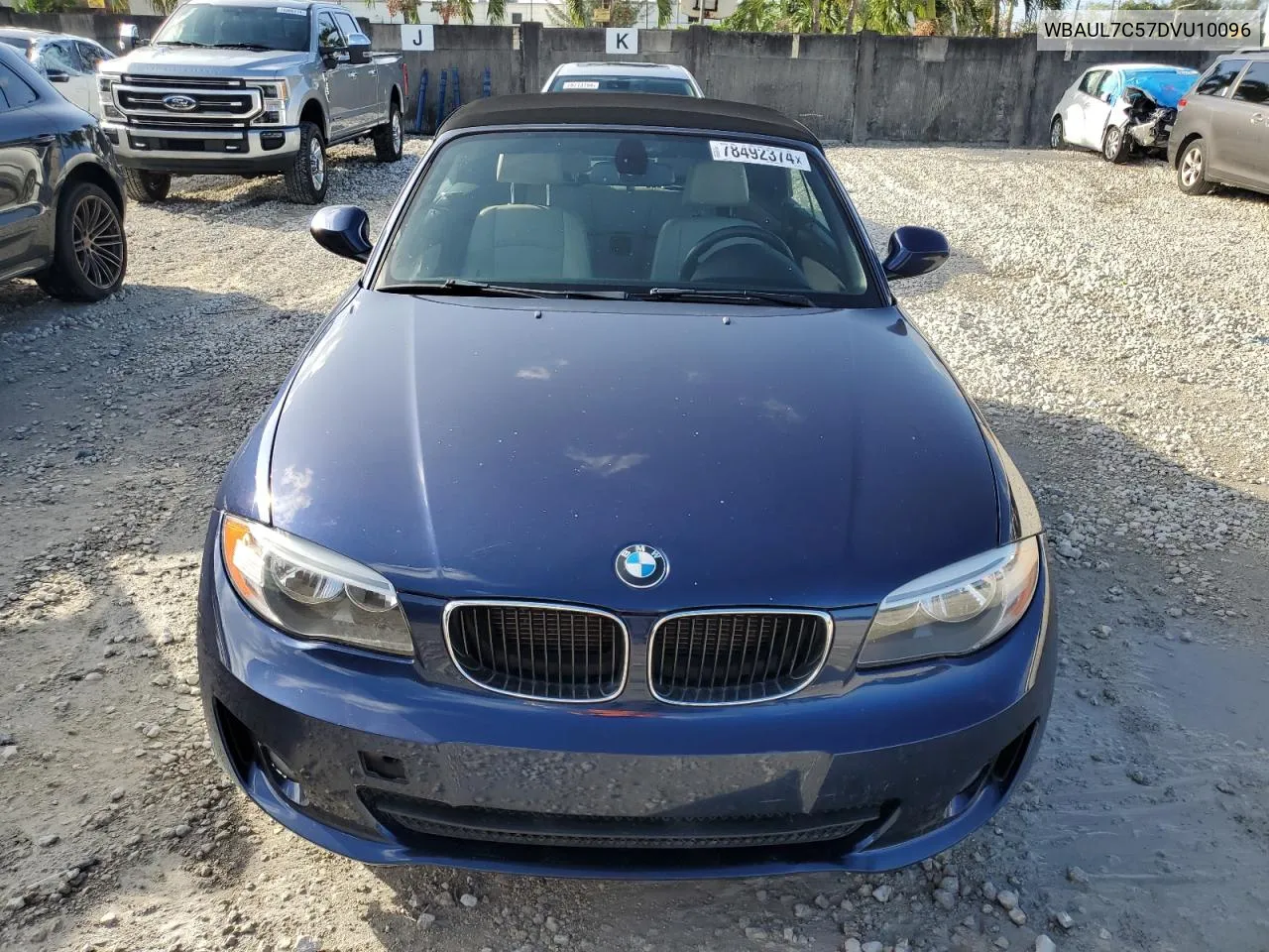 2013 BMW 128 I VIN: WBAUL7C57DVU10096 Lot: 78492374