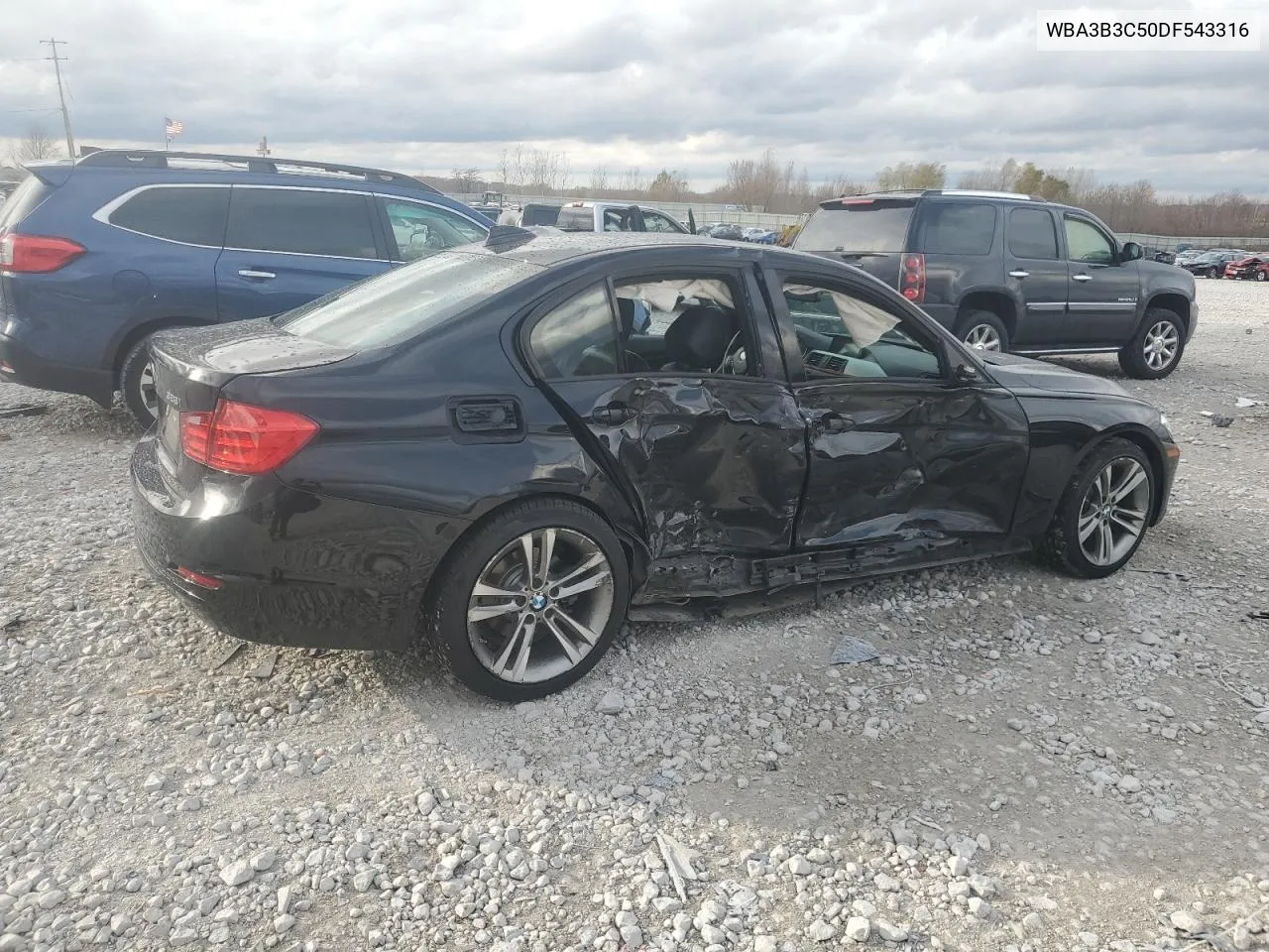 2013 BMW 328 Xi VIN: WBA3B3C50DF543316 Lot: 78632414