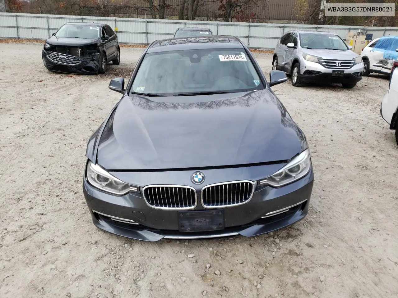 2013 BMW 328 Xi VIN: WBA3B3G57DNR80021 Lot: 78811934