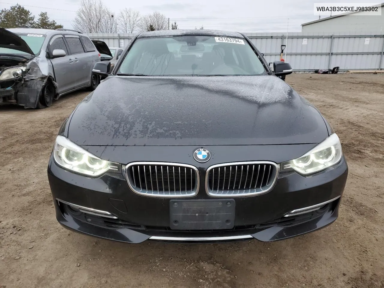 2014 BMW 328 Xi VIN: WBA3B3C5XEJ983302 Lot: 43163794