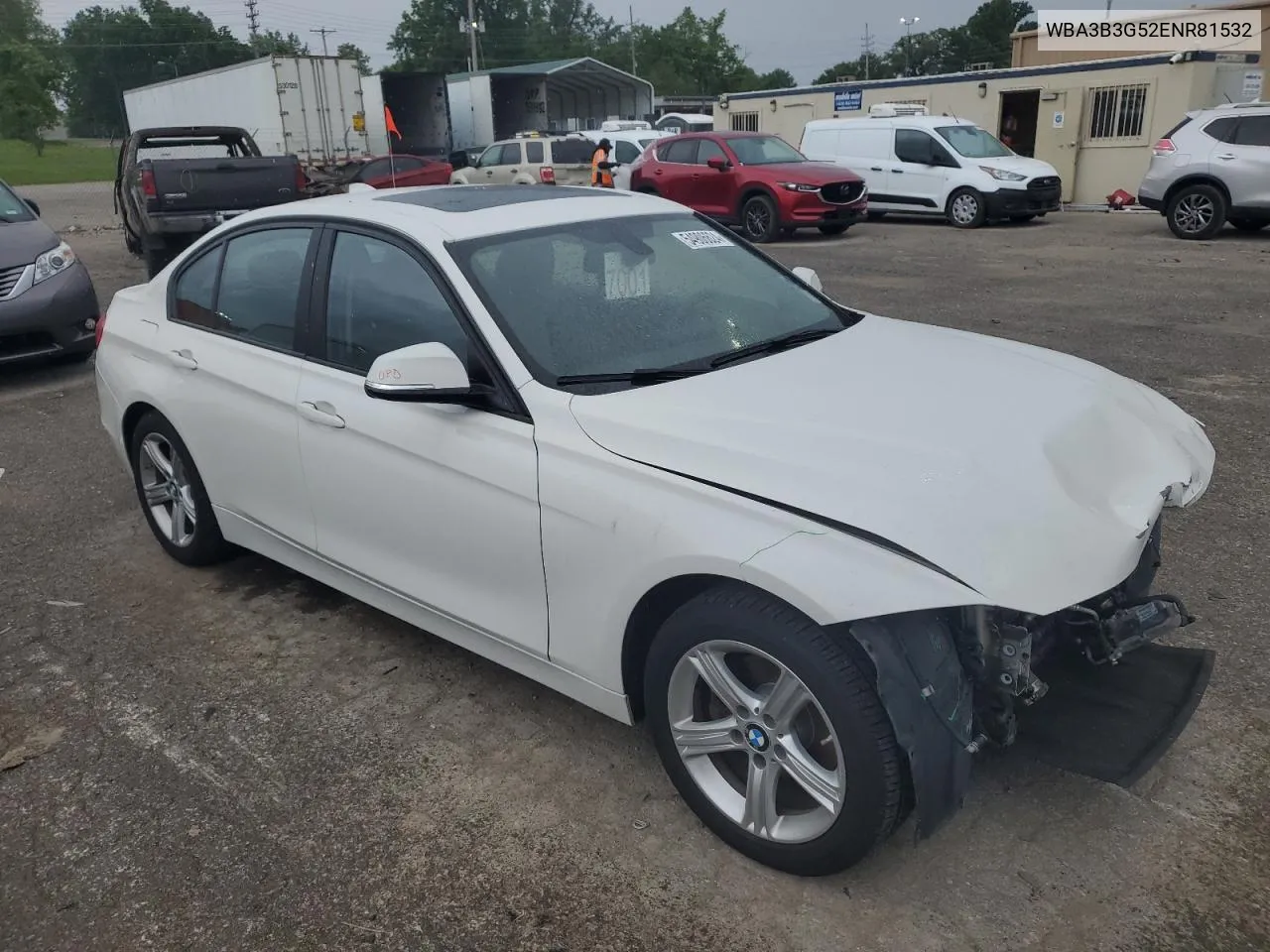 2014 BMW 328 Xi VIN: WBA3B3G52ENR81532 Lot: 54906624