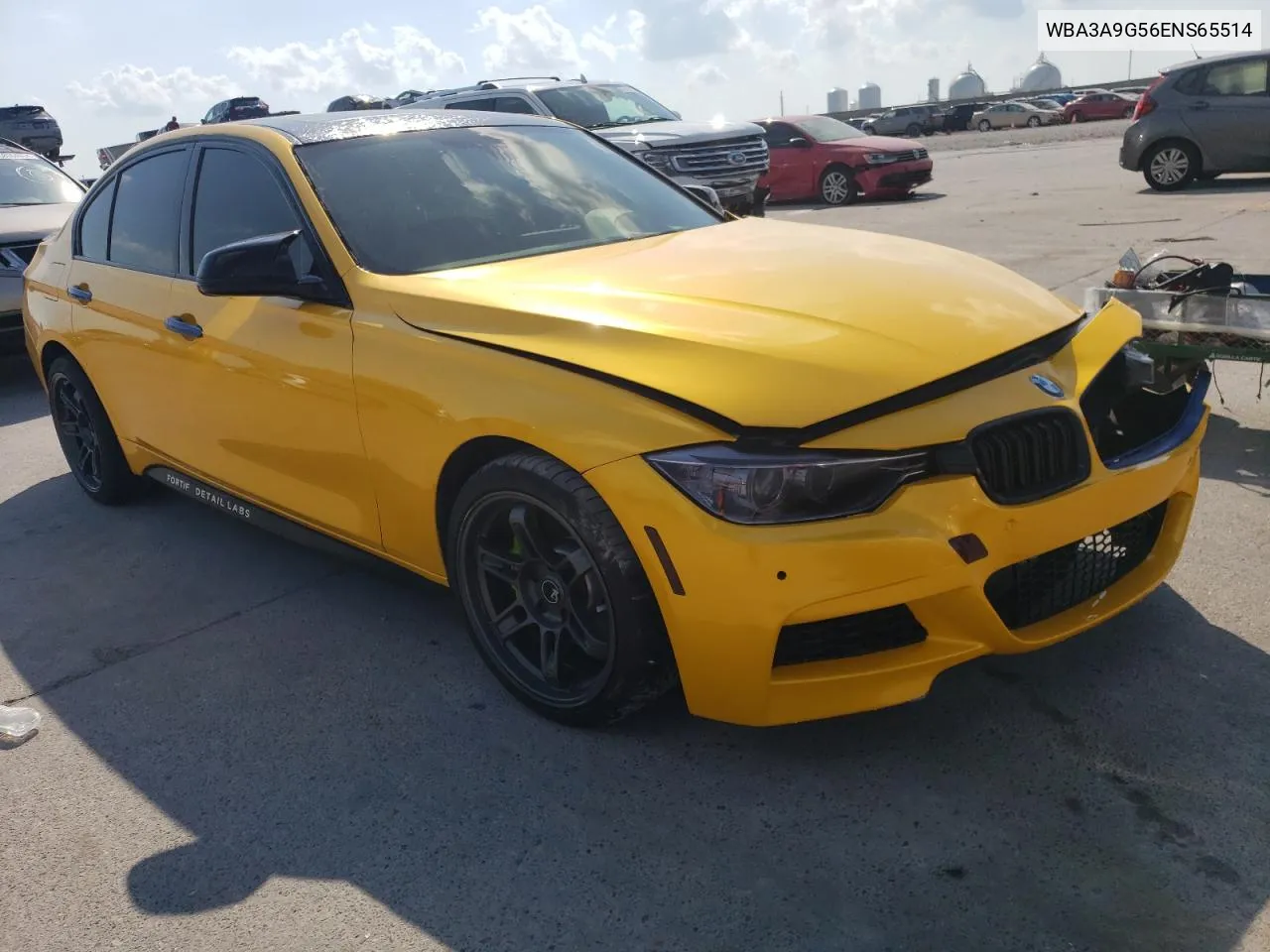 2014 BMW 335 I VIN: WBA3A9G56ENS65514 Lot: 58366434