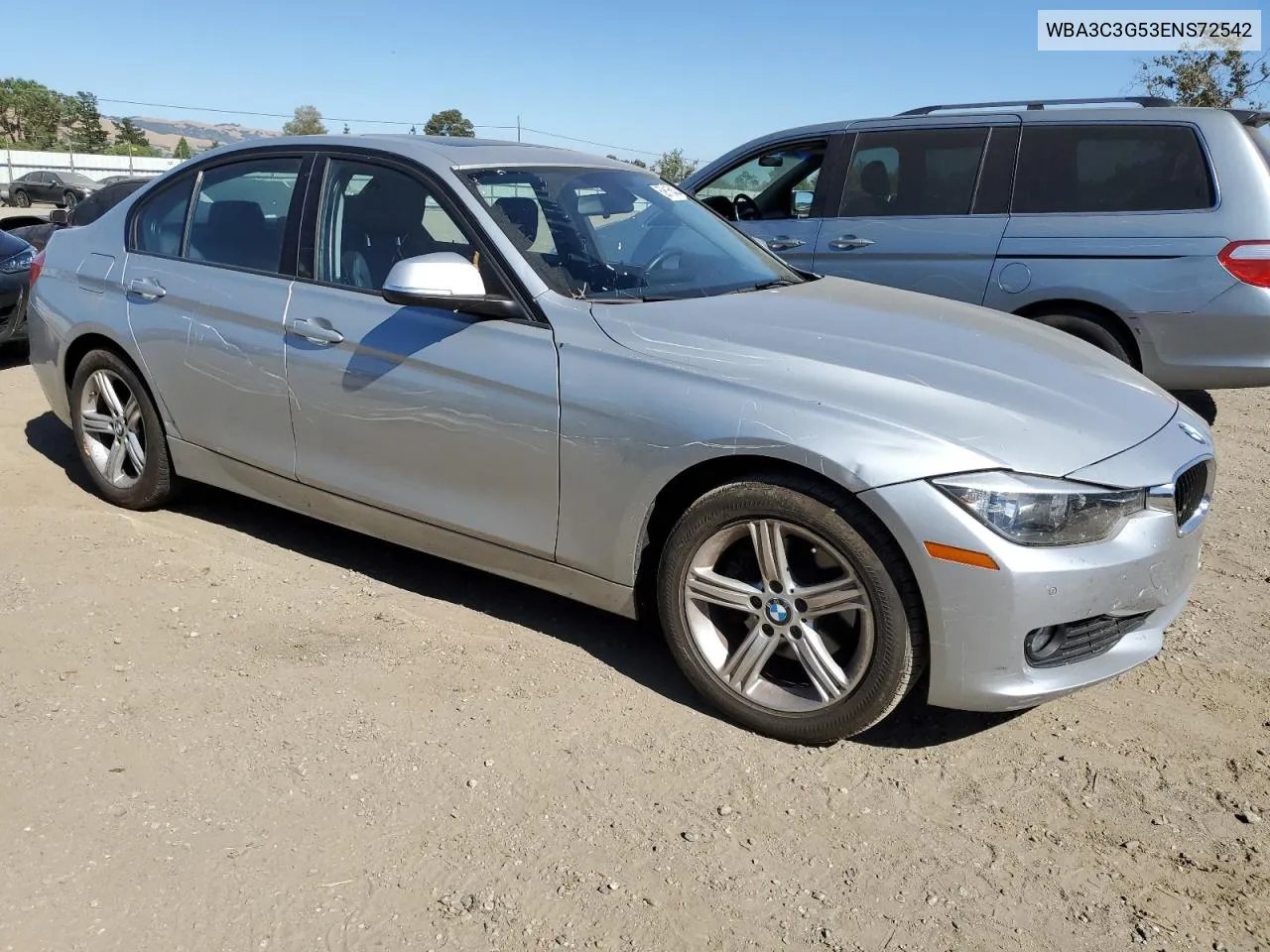 2014 BMW 320 I xDrive VIN: WBA3C3G53ENS72542 Lot: 59178404