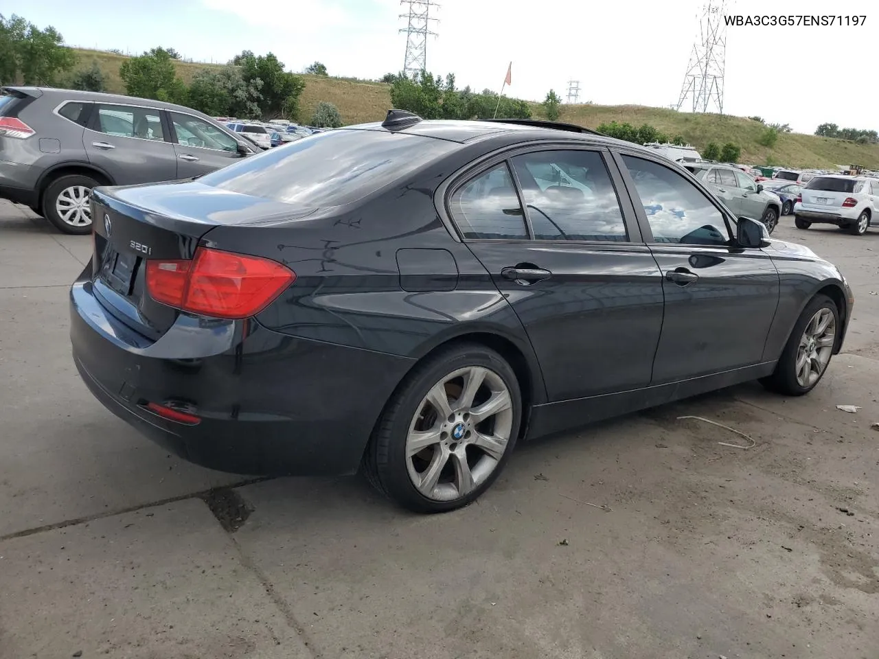 2014 BMW 320 I xDrive VIN: WBA3C3G57ENS71197 Lot: 59527774