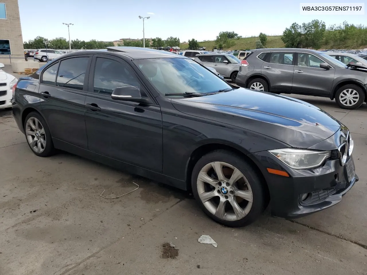 2014 BMW 320 I xDrive VIN: WBA3C3G57ENS71197 Lot: 59527774