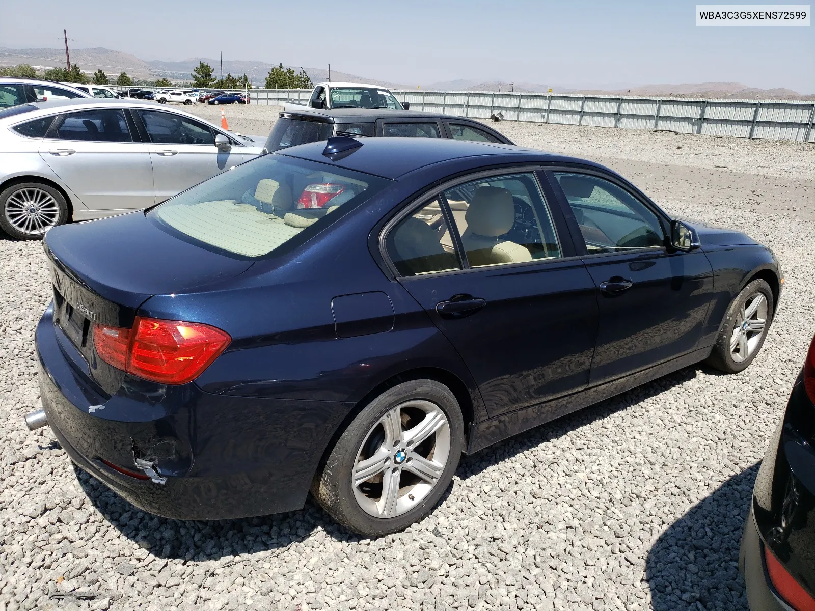 2014 BMW 320 I xDrive VIN: WBA3C3G5XENS72599 Lot: 64632464