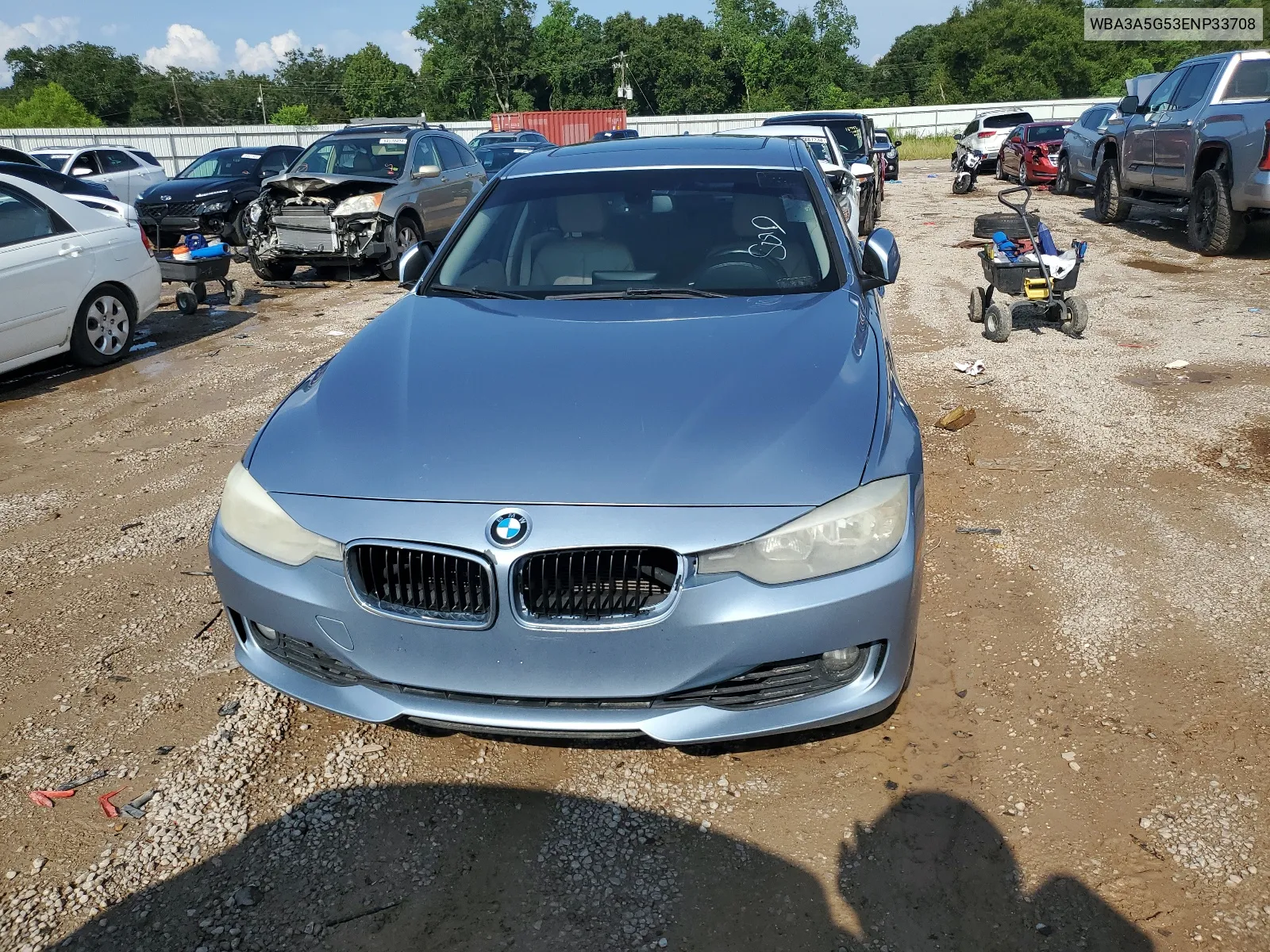 2014 BMW 328 I VIN: WBA3A5G53ENP33708 Lot: 64721404