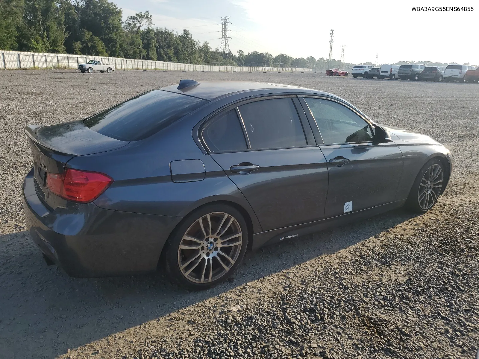 2014 BMW 335 I VIN: WBA3A9G55ENS64855 Lot: 66523484