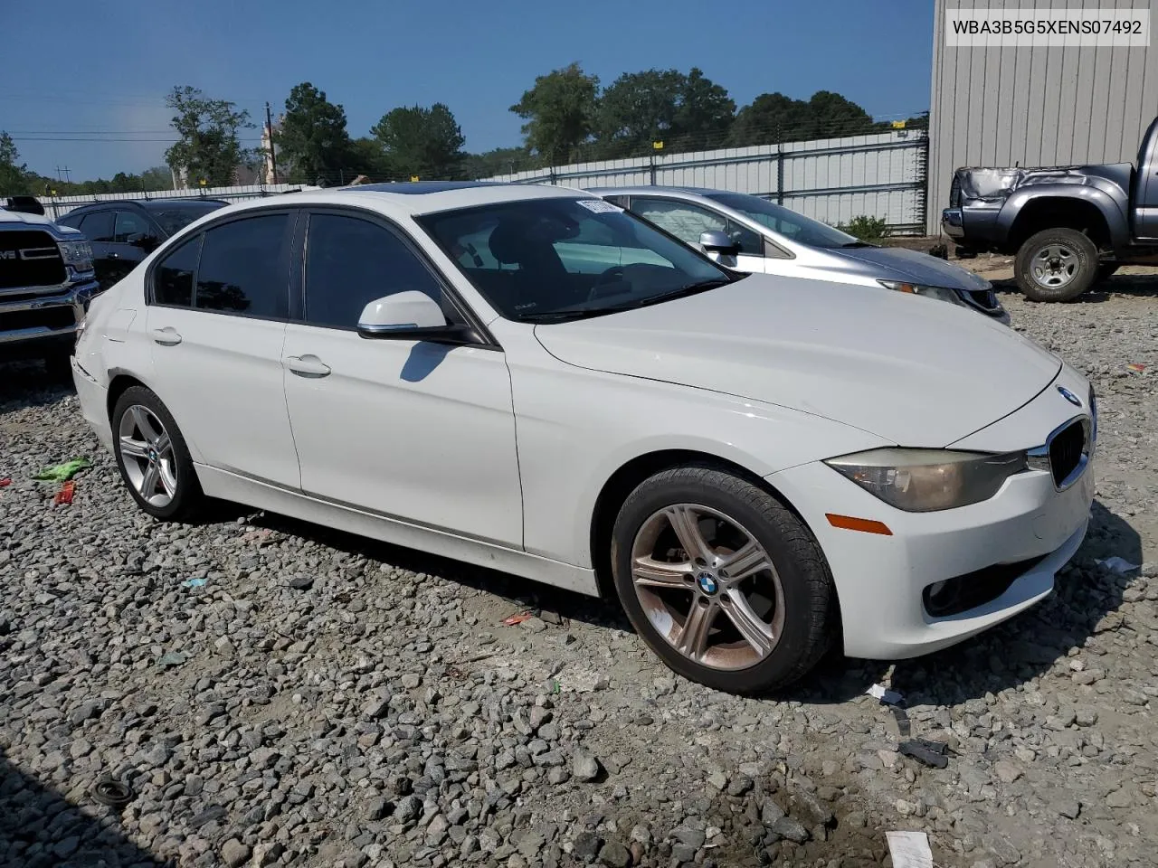 2014 BMW 328 Xi Sulev VIN: WBA3B5G5XENS07492 Lot: 67773784