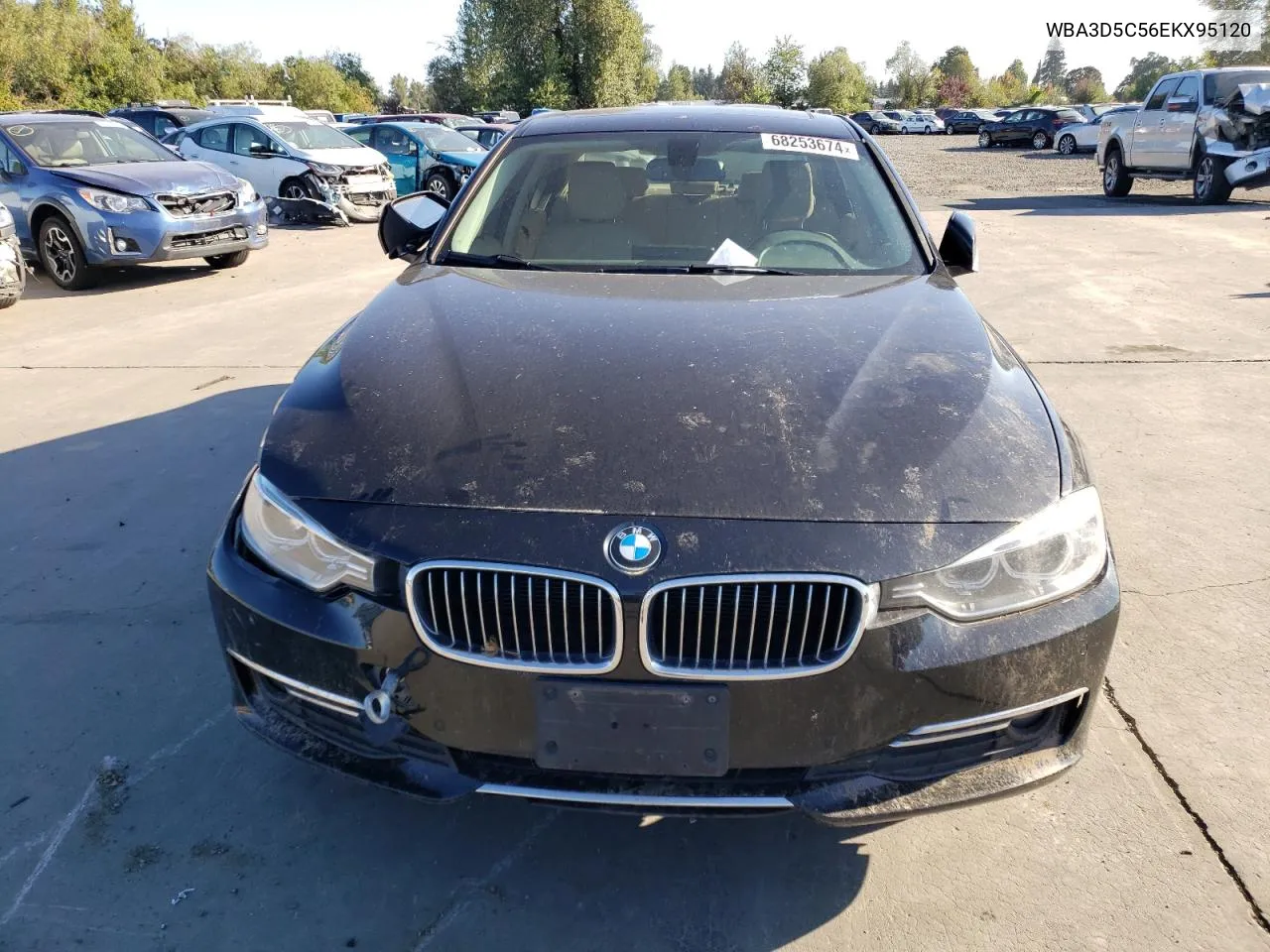 2014 BMW 328 D xDrive VIN: WBA3D5C56EKX95120 Lot: 68253674