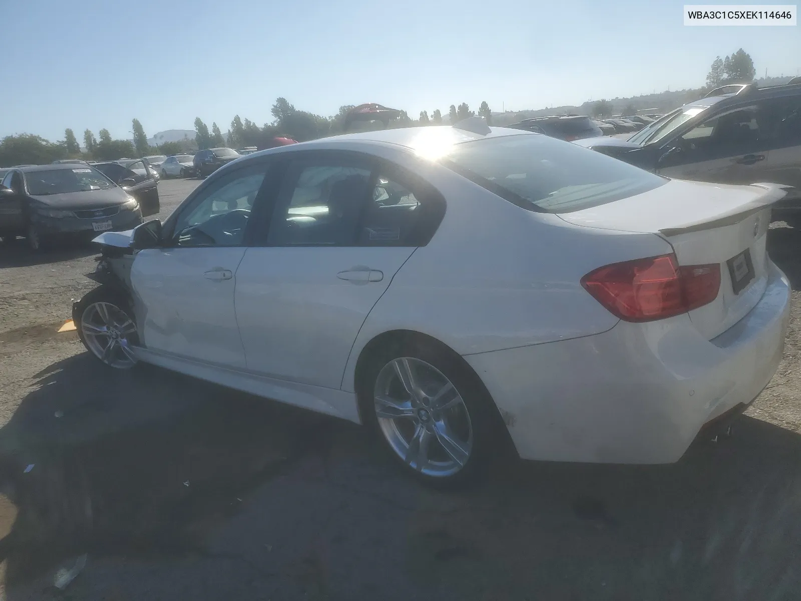 2014 BMW 328 I Sulev VIN: WBA3C1C5XEK114646 Lot: 68348194