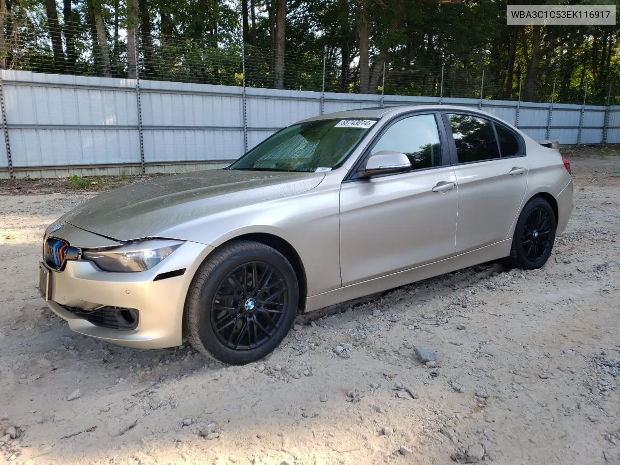 WBA3C1C53EK116917 2014 BMW 328 I Sulev