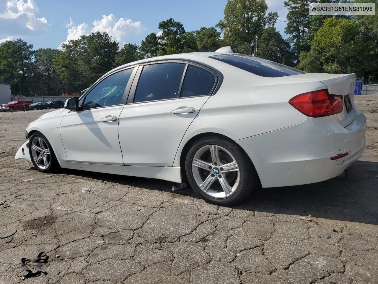 2014 BMW 320 I VIN: WBA3B1G51ENS81098 Lot: 69025874