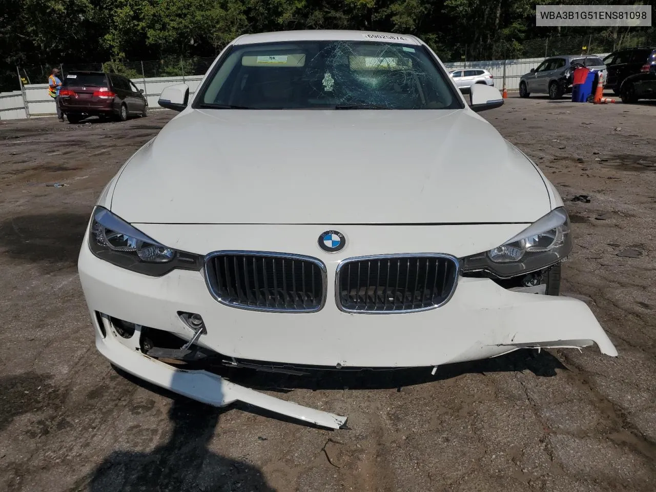 2014 BMW 320 I VIN: WBA3B1G51ENS81098 Lot: 69025874