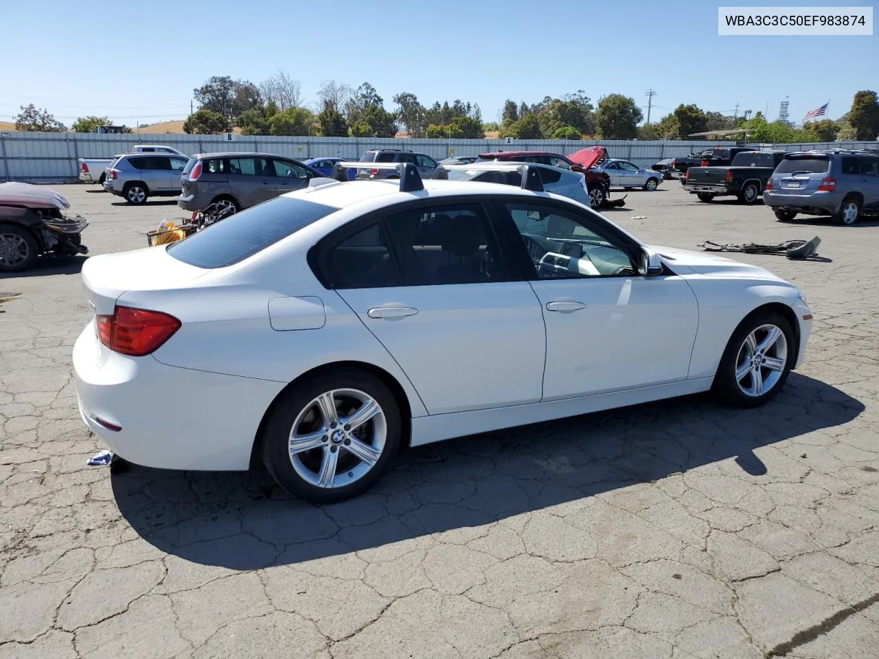 2014 BMW 320 I xDrive VIN: WBA3C3C50EF983874 Lot: 69420644