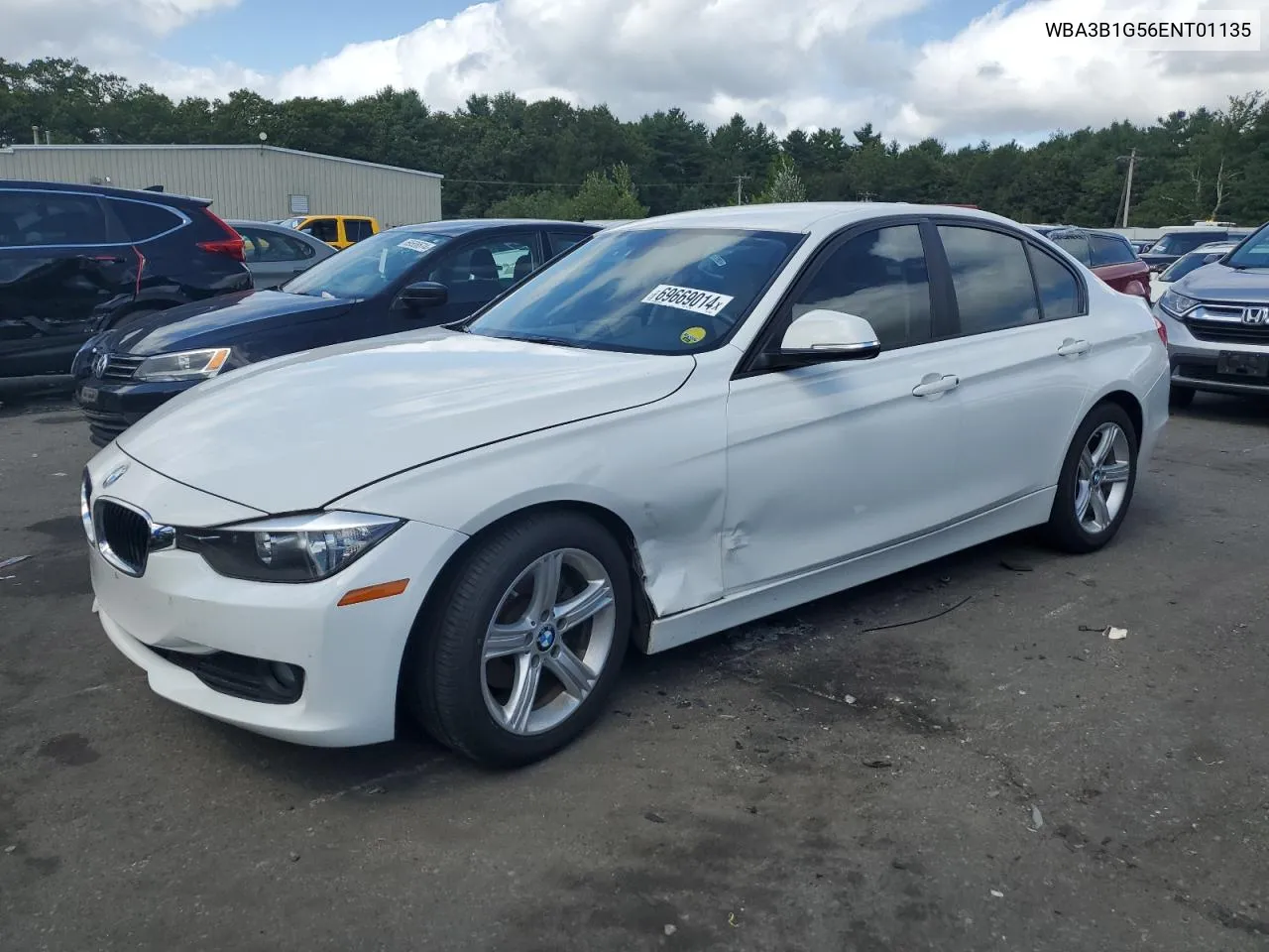 2014 BMW 320 I VIN: WBA3B1G56ENT01135 Lot: 69669014