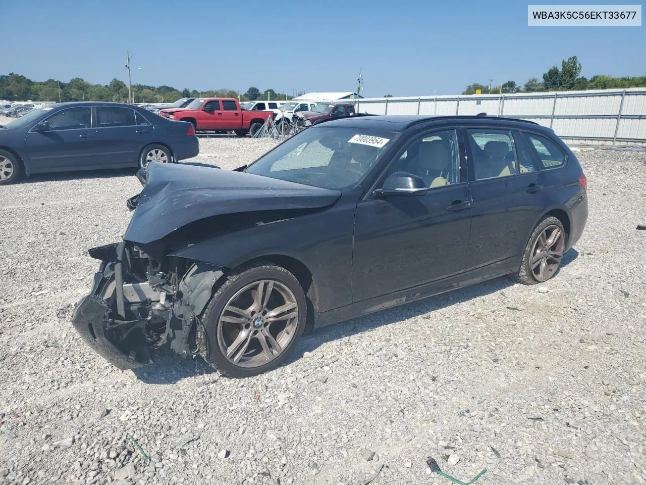 2014 BMW 328 D xDrive VIN: WBA3K5C56EKT33677 Lot: 70003954