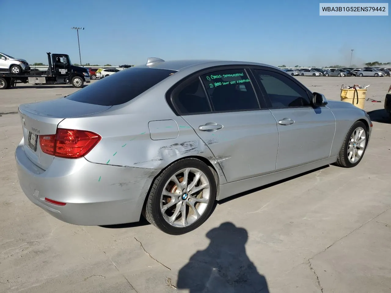 2014 BMW 320 I VIN: WBA3B1G52ENS79442 Lot: 70767004