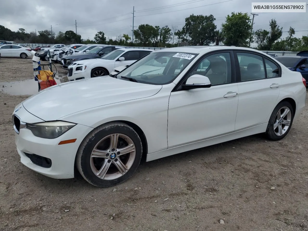 2014 BMW 320 I VIN: WBA3B1G55ENS78902 Lot: 70822374