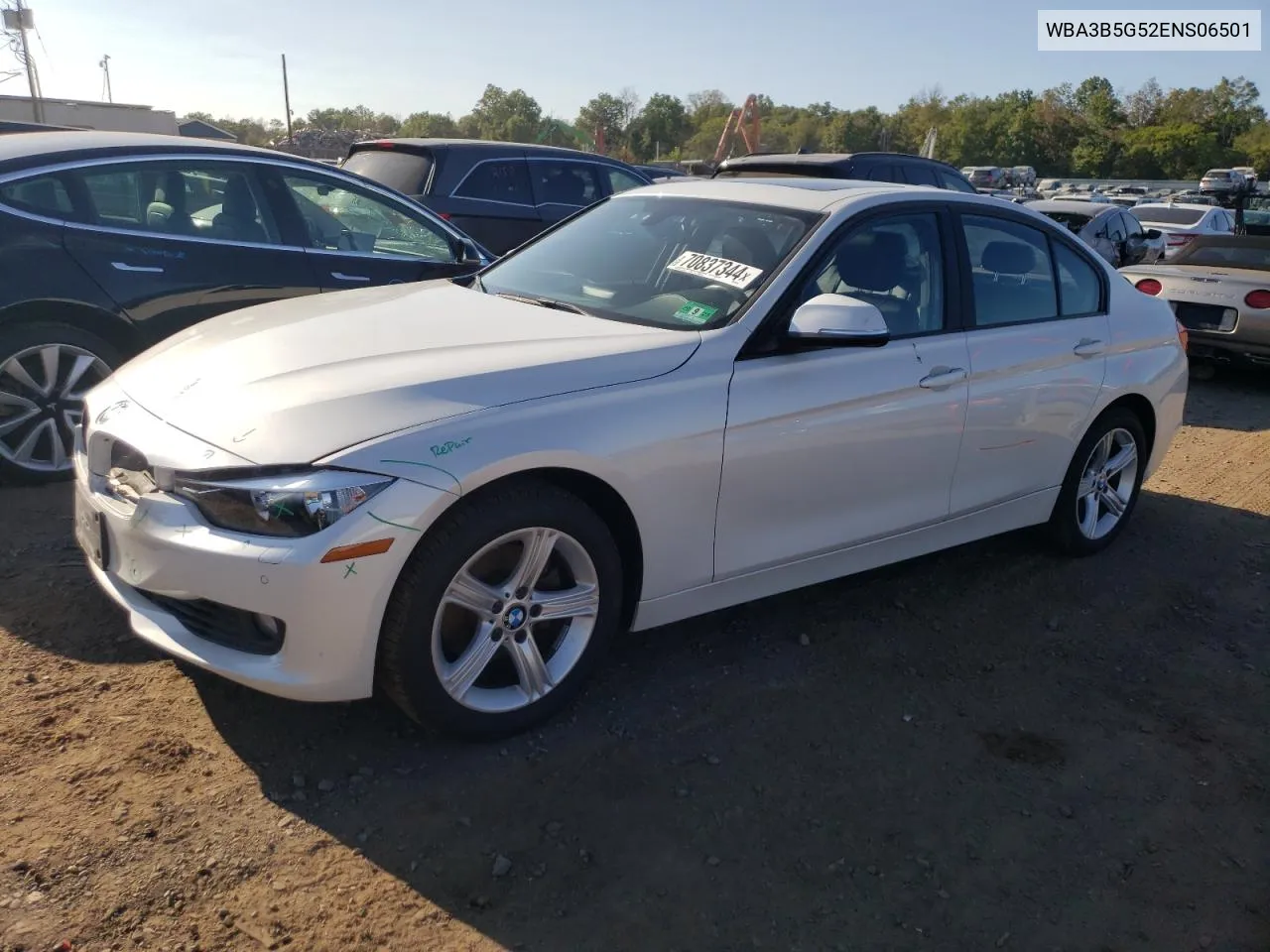 2014 BMW 328 Xi Sulev VIN: WBA3B5G52ENS06501 Lot: 70837344