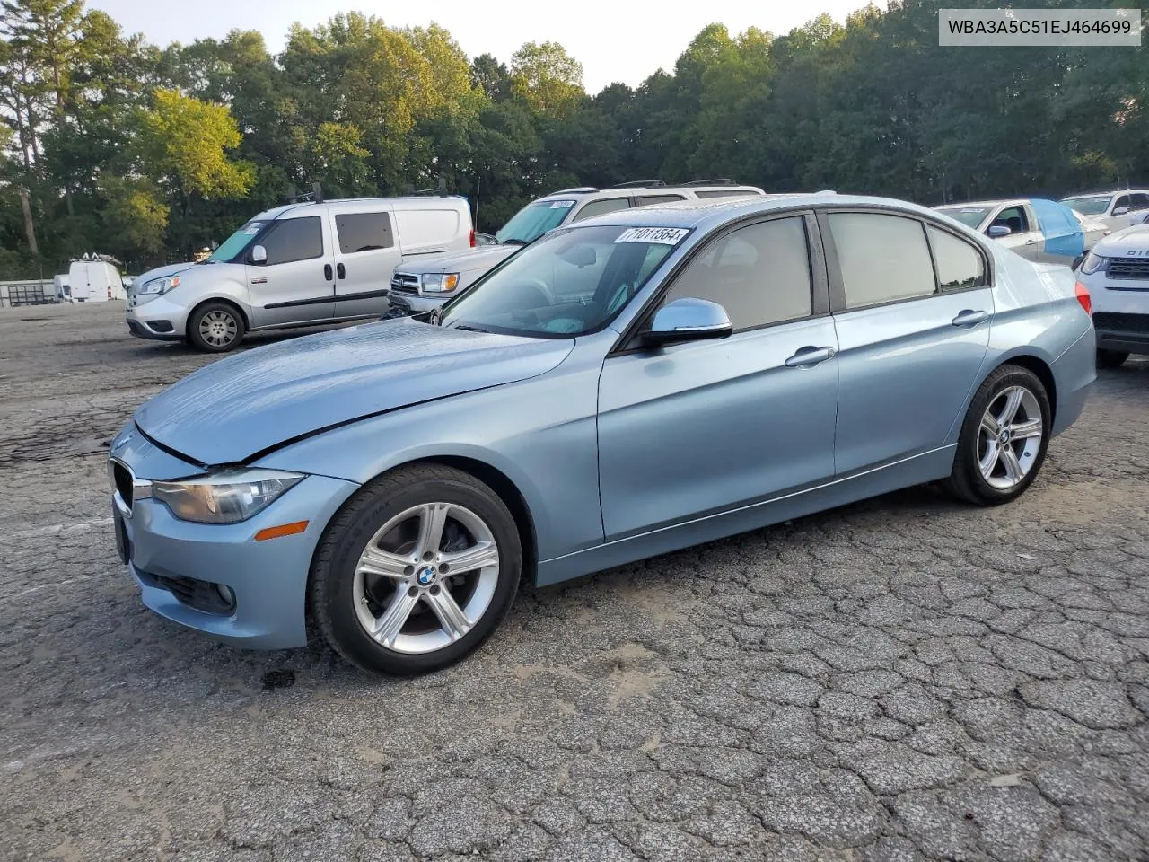 2014 BMW 328 I VIN: WBA3A5C51EJ464699 Lot: 71011564