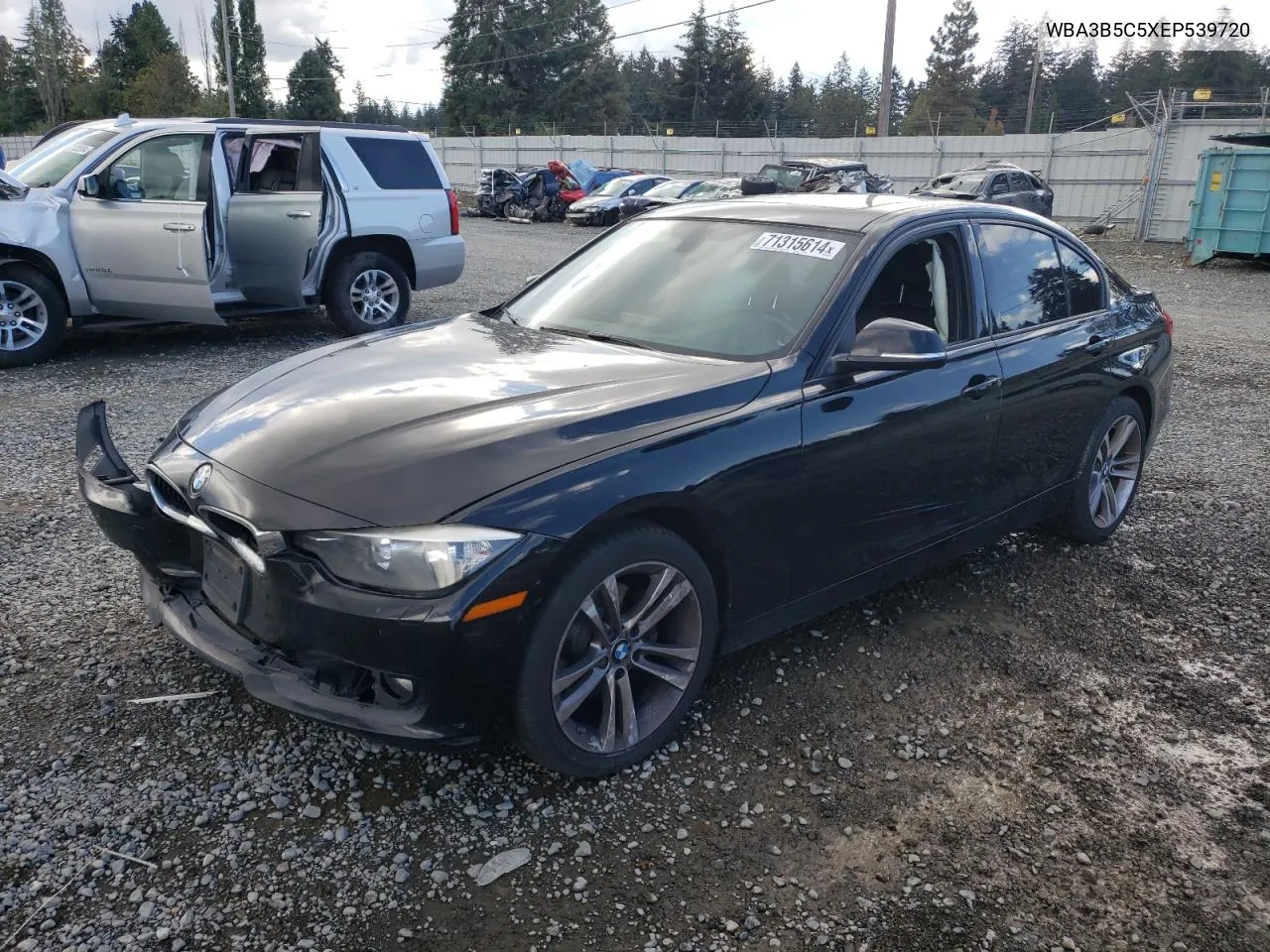 2014 BMW 328 Xi Sulev VIN: WBA3B5C5XEP539720 Lot: 71315614