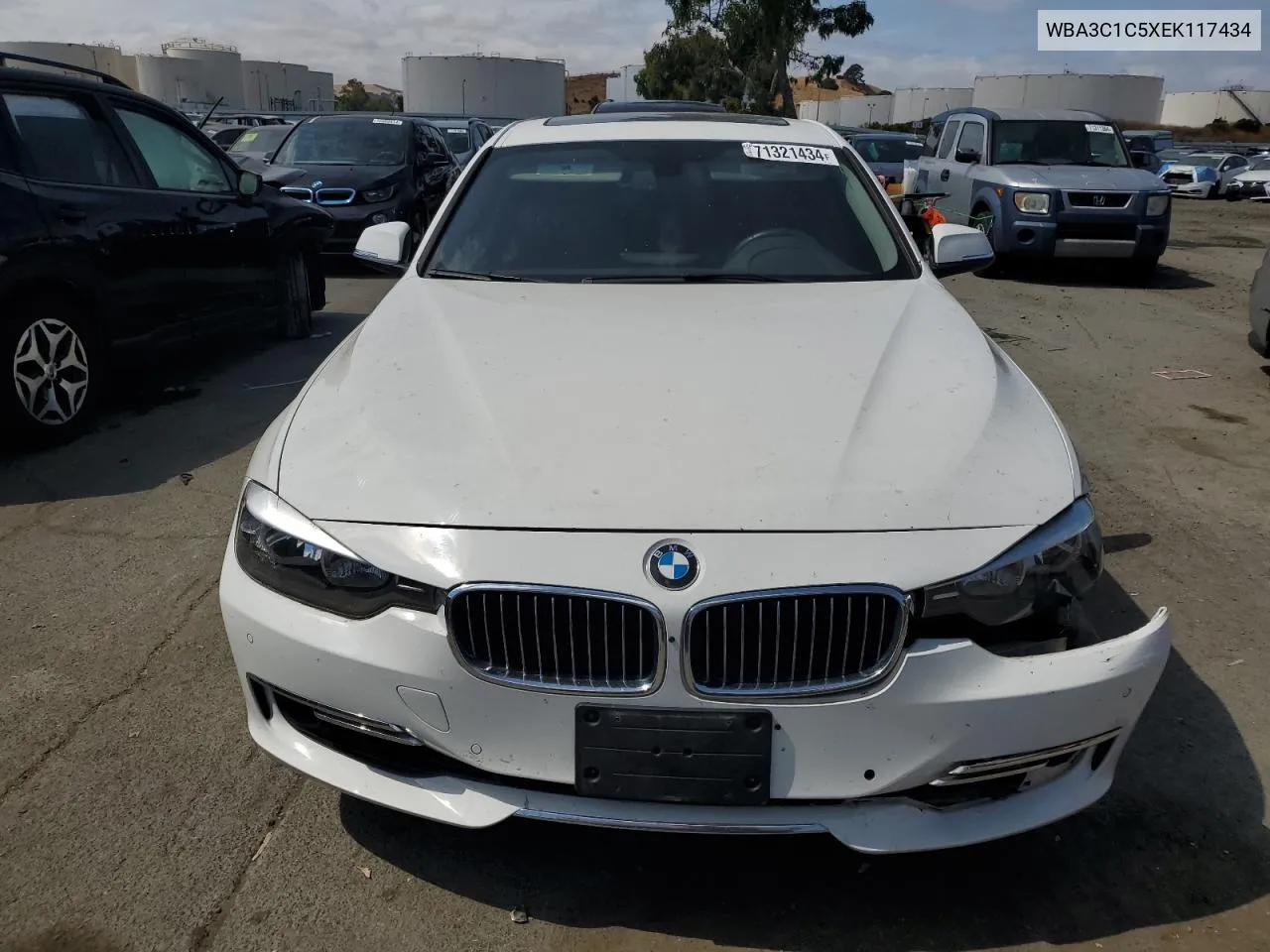 2014 BMW 328 I Sulev VIN: WBA3C1C5XEK117434 Lot: 71321434