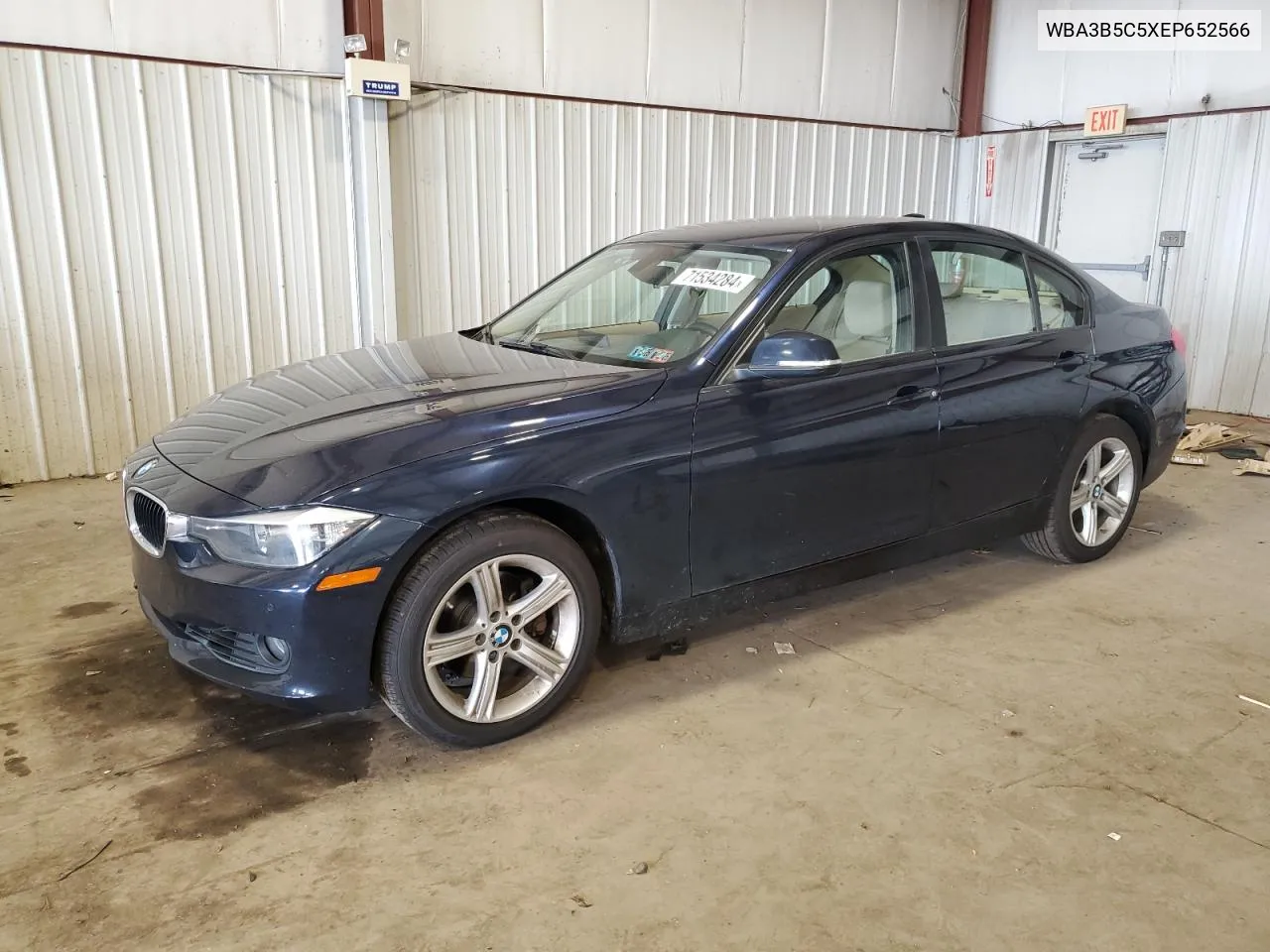 2014 BMW 328 Xi Sulev VIN: WBA3B5C5XEP652566 Lot: 71534284