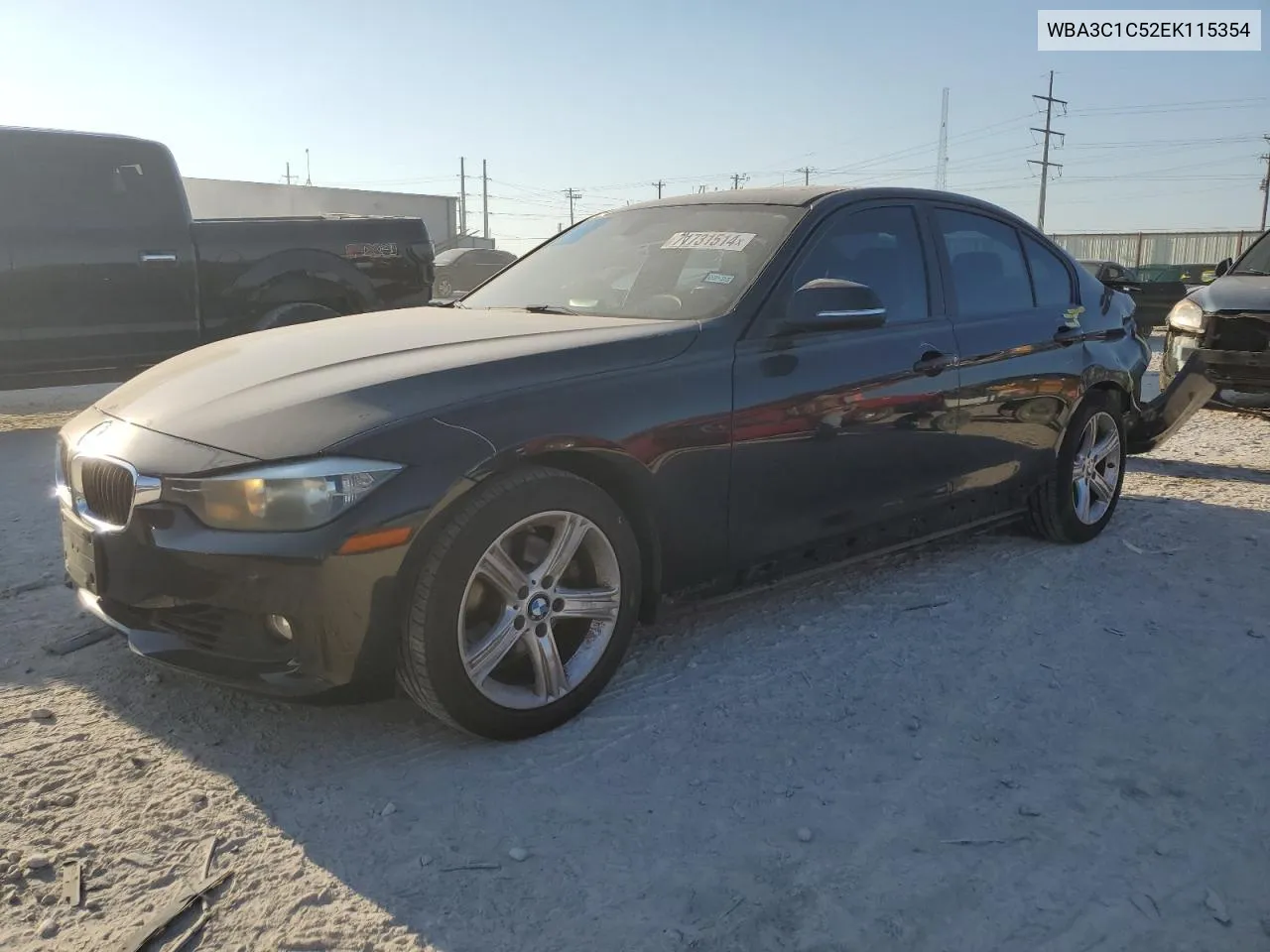 2014 BMW 328 I Sulev VIN: WBA3C1C52EK115354 Lot: 71731514