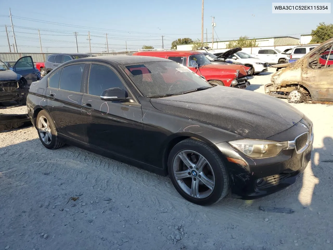 WBA3C1C52EK115354 2014 BMW 328 I Sulev