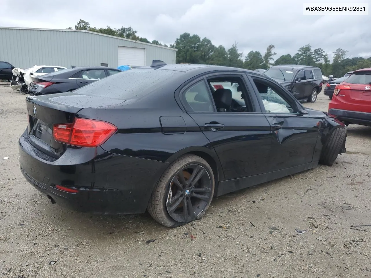 2014 BMW 335 Xi VIN: WBA3B9G58ENR92831 Lot: 72079384