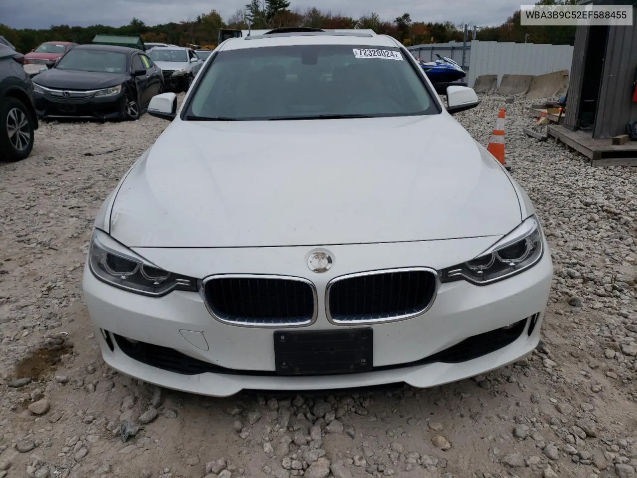 2014 BMW 335 Xi VIN: WBA3B9C52EF588455 Lot: 72328024