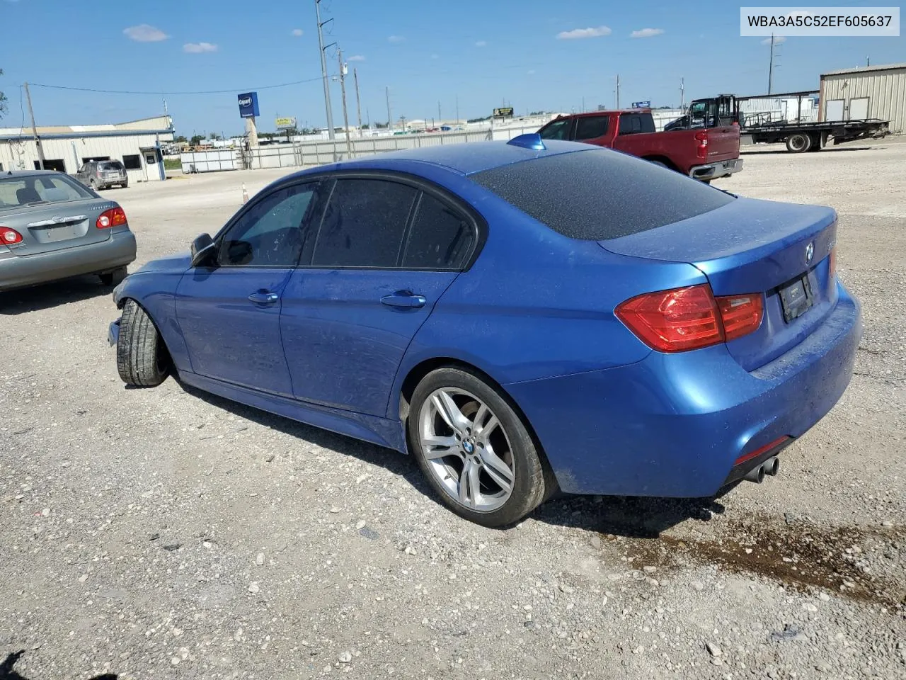 2014 BMW 328 I VIN: WBA3A5C52EF605637 Lot: 73165784