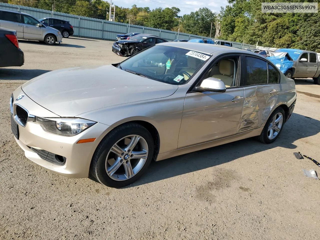 2014 BMW 320 I xDrive VIN: WBA3C3G55ENS69979 Lot: 73744384