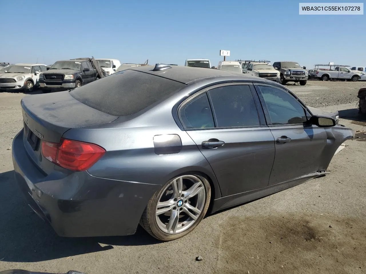 2014 BMW 328 I Sulev VIN: WBA3C1C55EK107278 Lot: 74141644