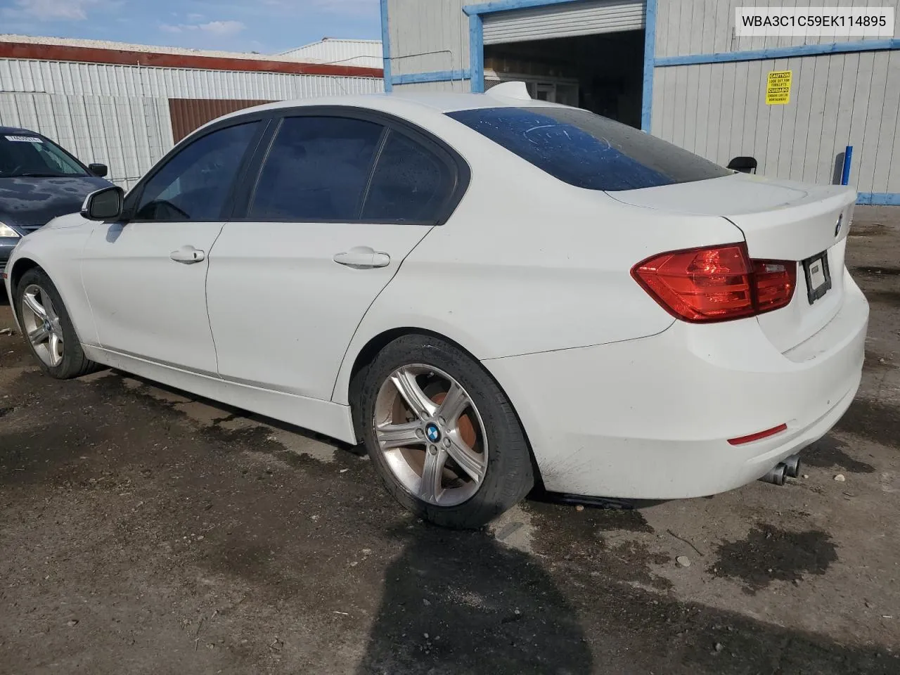 2014 BMW 328 I Sulev VIN: WBA3C1C59EK114895 Lot: 74178104