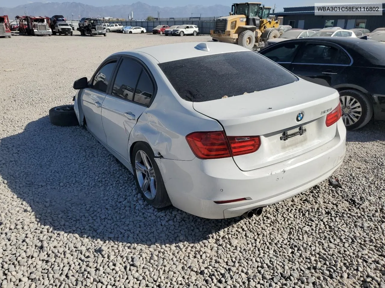 2014 BMW 328 I Sulev VIN: WBA3C1C58EK116802 Lot: 74253554