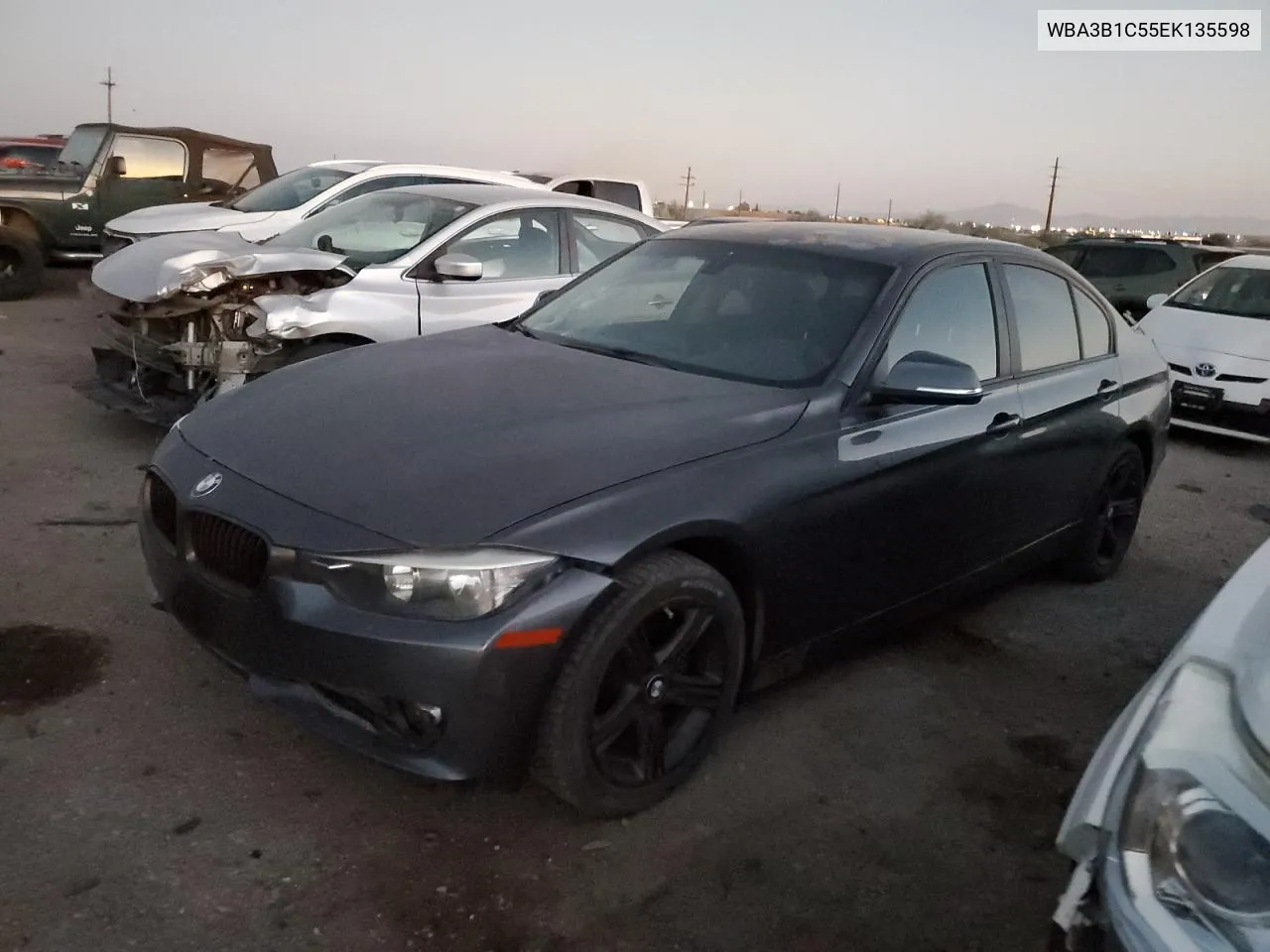 2014 BMW 320 I VIN: WBA3B1C55EK135598 Lot: 74388264