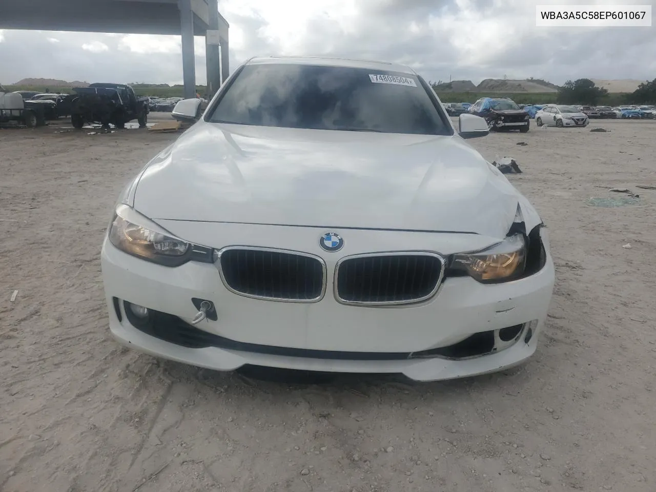 2014 BMW 328 I VIN: WBA3A5C58EP601067 Lot: 74808504