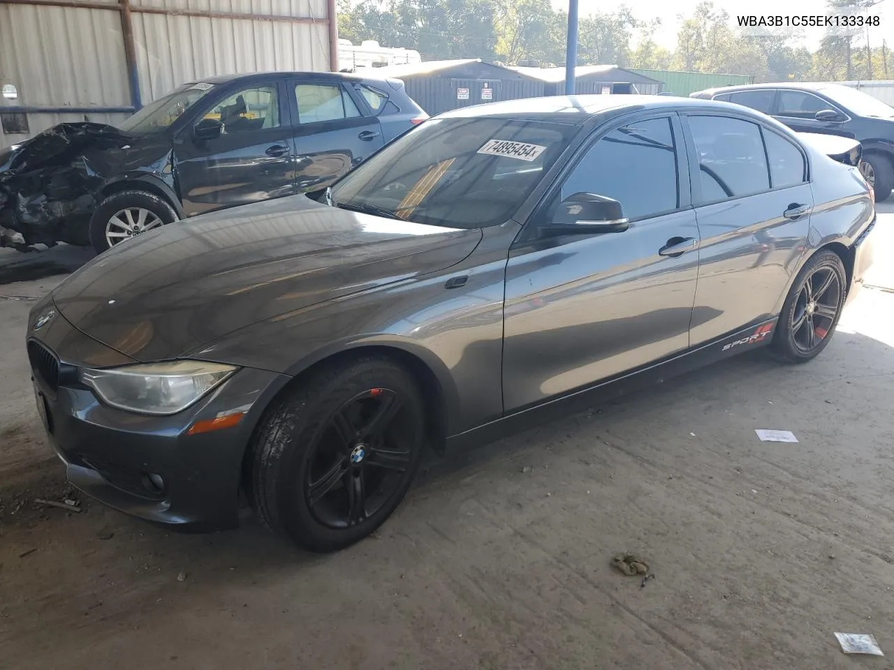 2014 BMW 320 I VIN: WBA3B1C55EK133348 Lot: 74895454