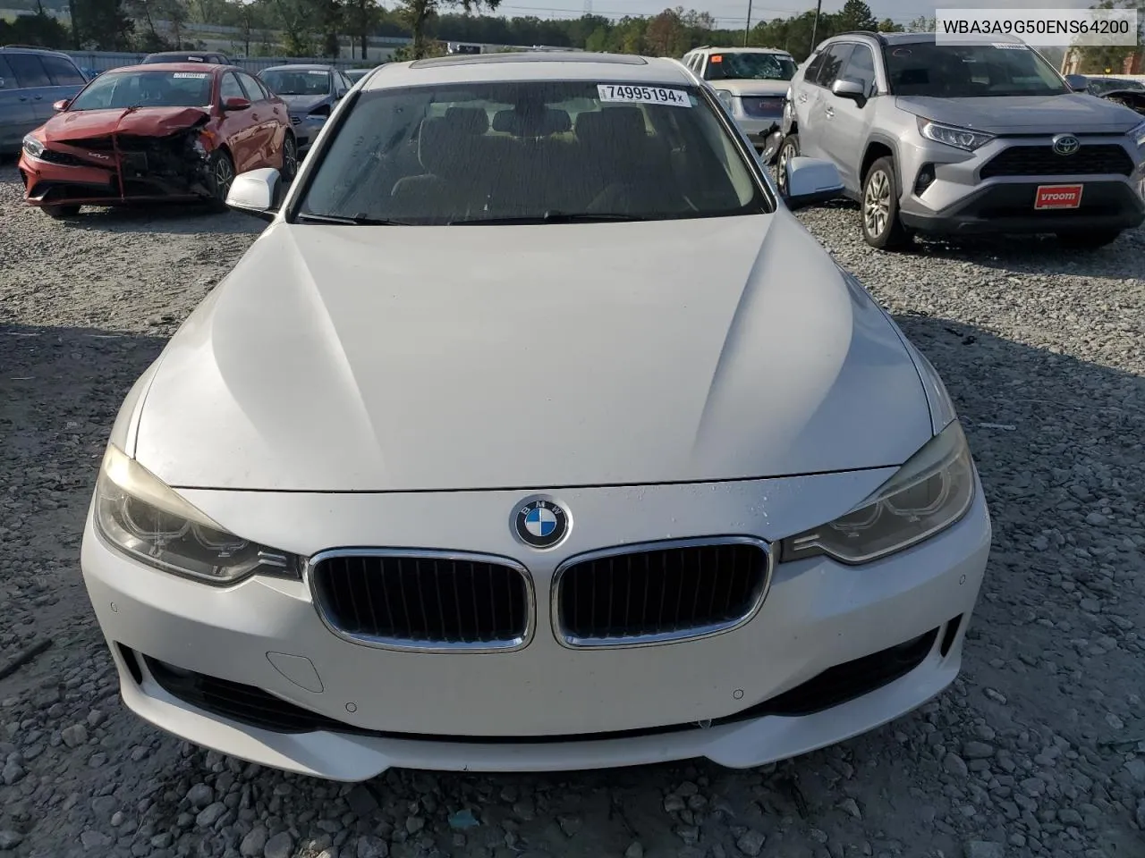 2014 BMW 335 I VIN: WBA3A9G50ENS64200 Lot: 74995194