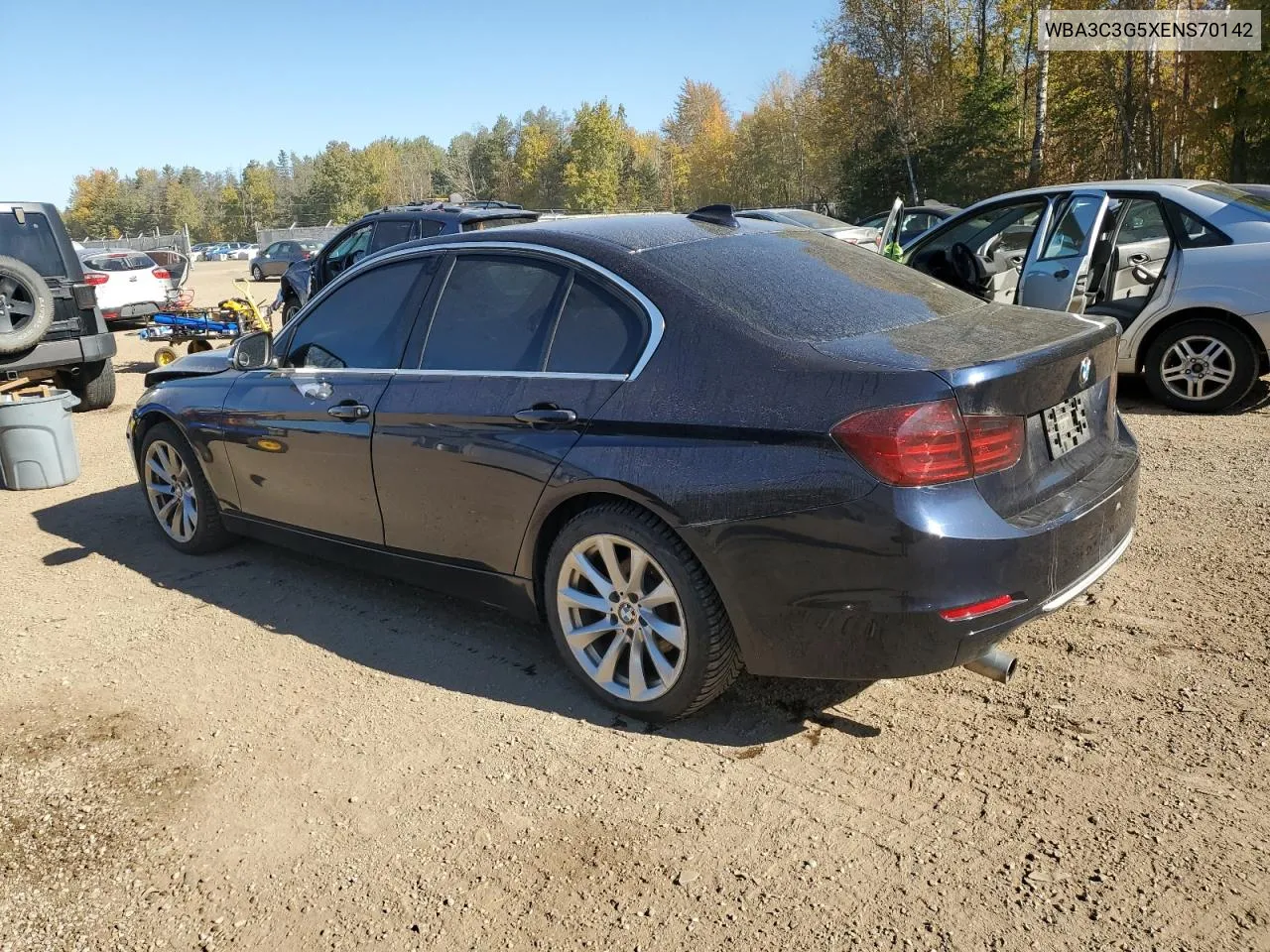 2014 BMW 320 I xDrive VIN: WBA3C3G5XENS70142 Lot: 75533254