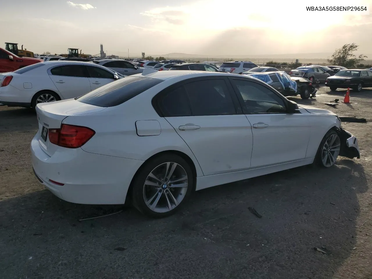 2014 BMW 328 I VIN: WBA3A5G58ENP29654 Lot: 76182294