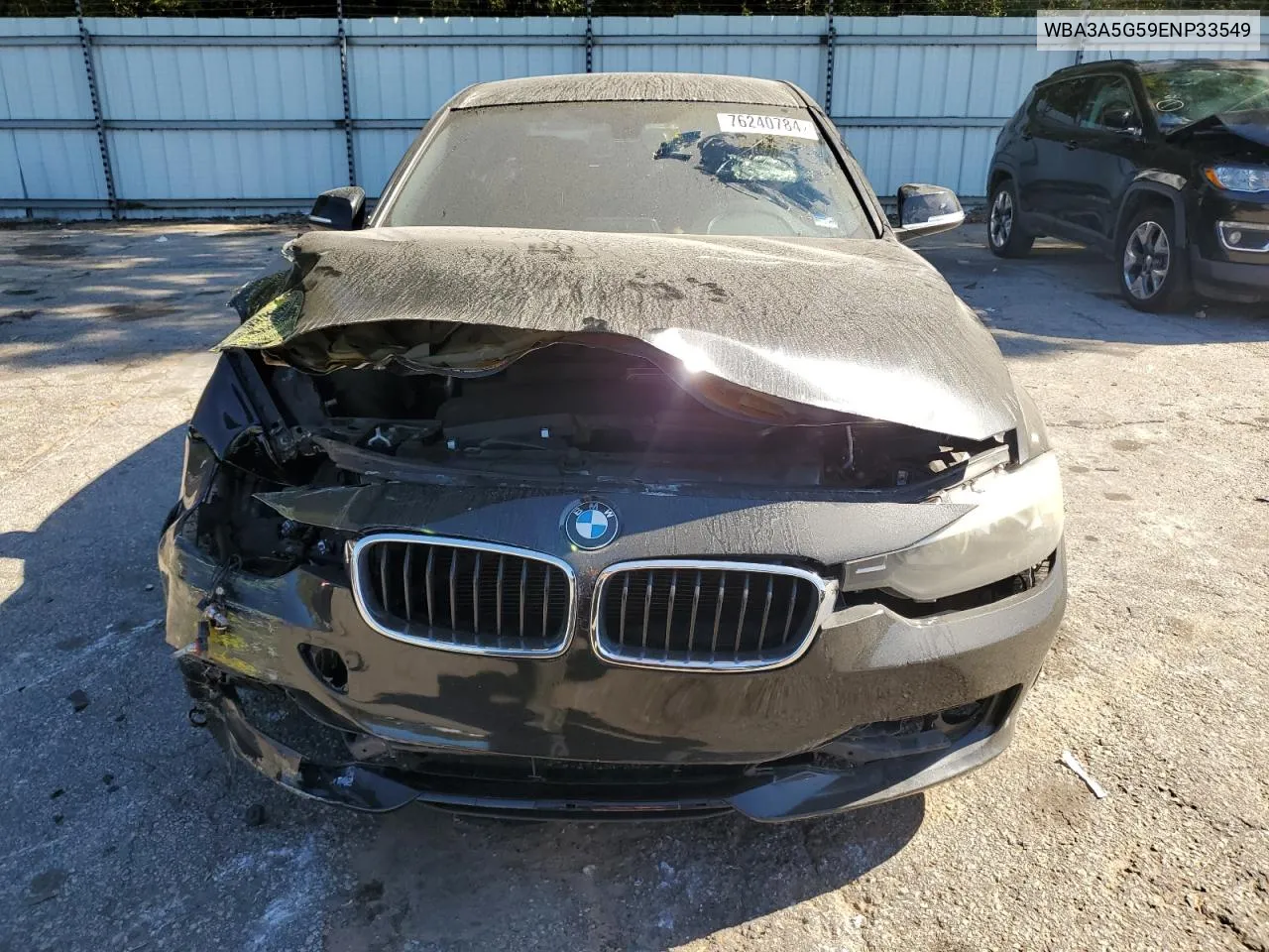 2014 BMW 328 I VIN: WBA3A5G59ENP33549 Lot: 76240784