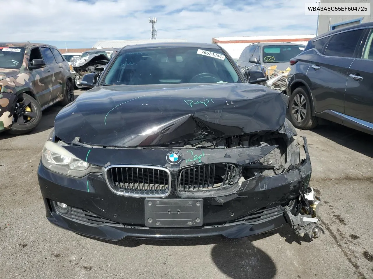 2014 BMW 328 I VIN: WBA3A5C55EF604725 Lot: 76624344