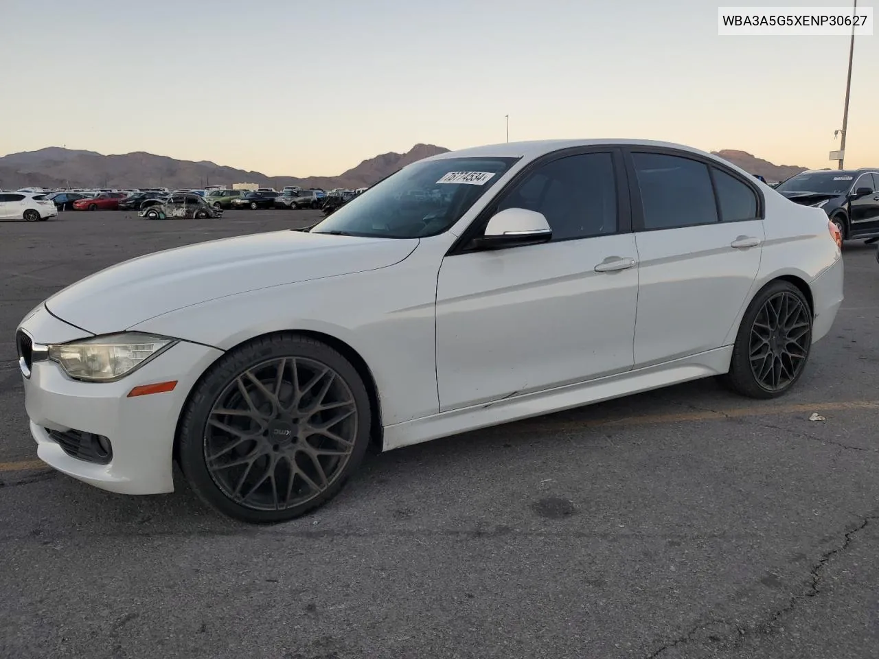 2014 BMW 328 I VIN: WBA3A5G5XENP30627 Lot: 76774534