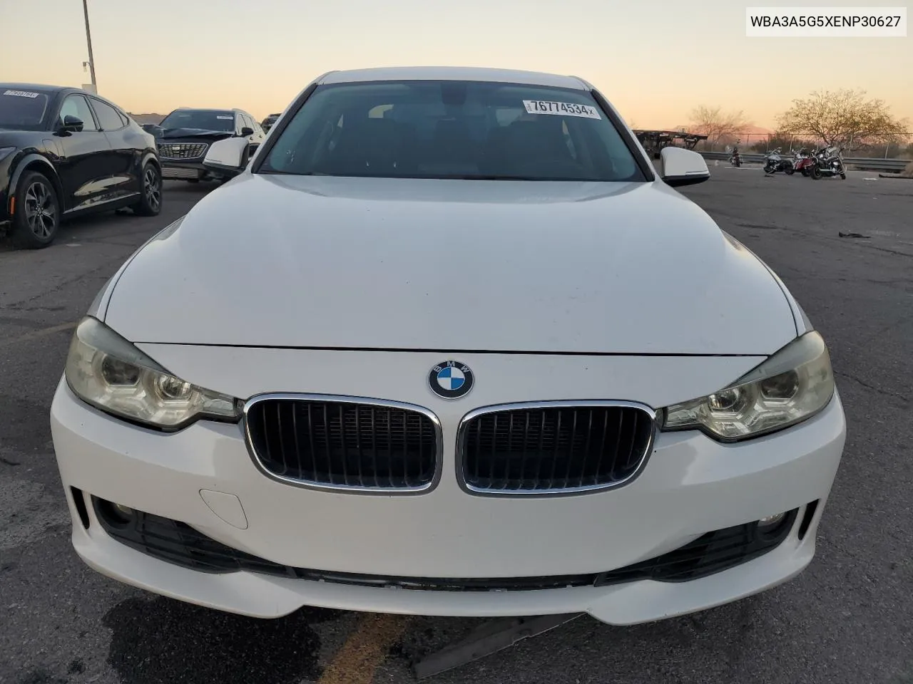 2014 BMW 328 I VIN: WBA3A5G5XENP30627 Lot: 76774534