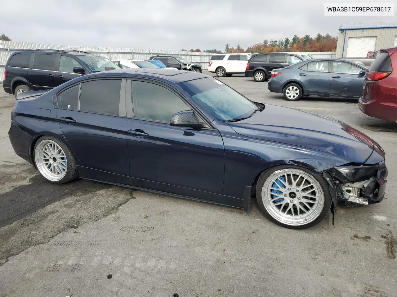 2014 BMW 320 I VIN: WBA3B1C59EP678617 Lot: 77061704