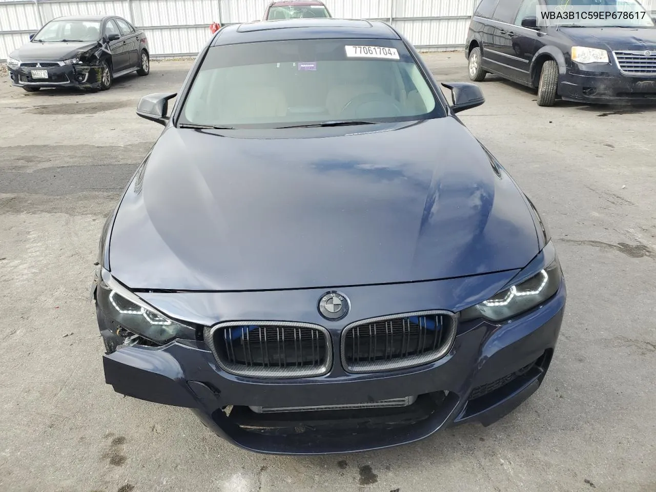 2014 BMW 320 I VIN: WBA3B1C59EP678617 Lot: 77061704