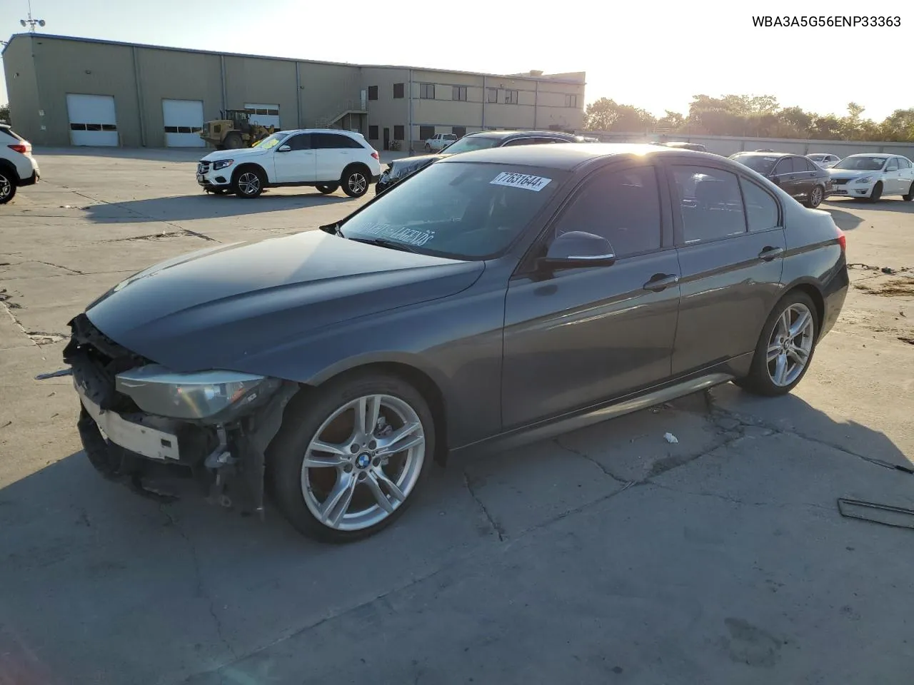 2014 BMW 328 I VIN: WBA3A5G56ENP33363 Lot: 77631644